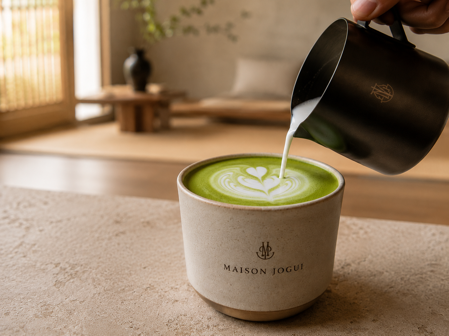 Pavillon Matcha premium Maison Jogui Paris 2 - Matcha de grade cérémonial Uji.