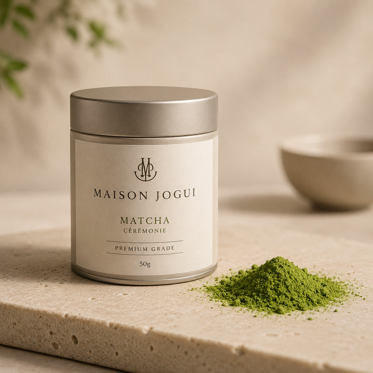Pot de Matcha cérémonie 50g Maison Jogui